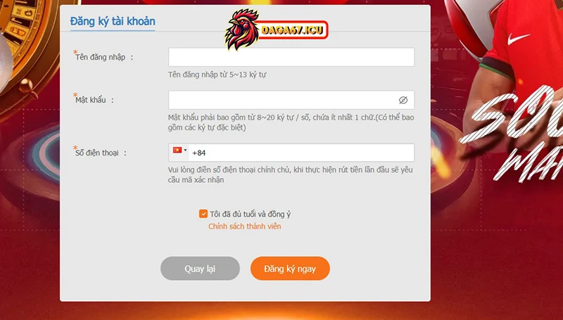 đăng ký daga67icu